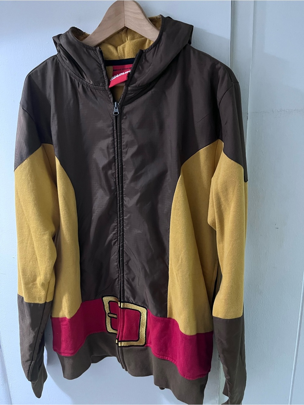 Wolverine Masked Brown Costume Hoodie Size Medium